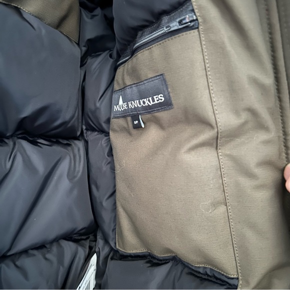 New with tag Moose Knuckles Debbie Bomber with Natural Fox fur down Jacket - Picture 9 of 11